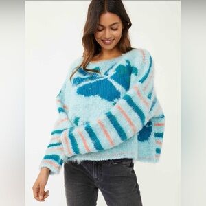 Free People Lily Pullover Sweater XS Anthropologie